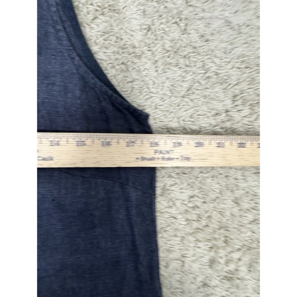 Garnet Hill Linen Sleeveless A Line Dress Raw Hem Pockets Women's 4 Minimalist - Picture 8 of 12